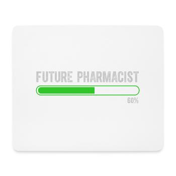 future vintage retro pharmacist pharmacy tech - Tapis de souris (format paysage) - blanc - Devant