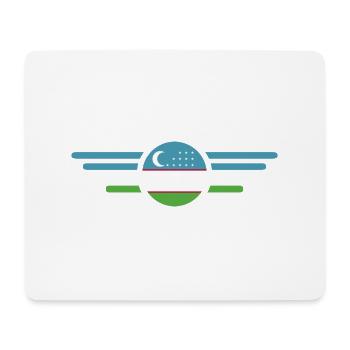 ich liebe Usbekistan, Eleganz Stil Design T-Shirt - Mousepad (Querformat) - Weiß - Vorne