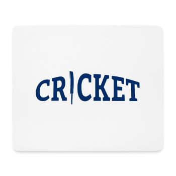 Cricket Lettering with Bat - Kricket - Mouse Pad (horizontal) - white - Front