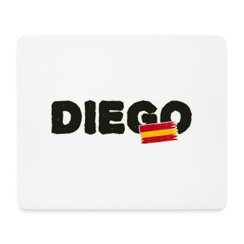 Diego Spanish Flag Spain - Mouse Pad (horizontal) - white - Front