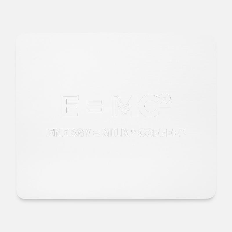 Kaffee hoch 2 - Mousepad (Querformat) - Weiß