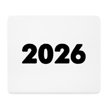 2026 - Tapis de souris (format paysage) - blanc - Devant