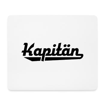Kapitän - Mousepad (Querformat) - Weiß - Vorne