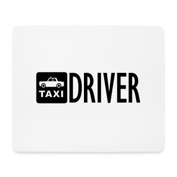 TAXI Driver - Mousepad (Querformat) - Weiß - Vorne