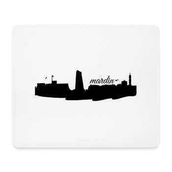 mardin silueti 22 - Mousepad (Querformat) - Weiß - Vorne