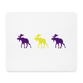 moose sweden - Mouse Pad (horizontal) - white - Front