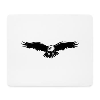 Adler de - Mousepad (Querformat) - Weiß - Vorne