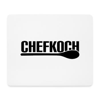 Chefkoch - Mousepad (Querformat) - Weiß - Vorne