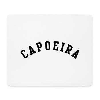 Capoeira Curved Logo - Mouse Pad (horizontal) - white - Front