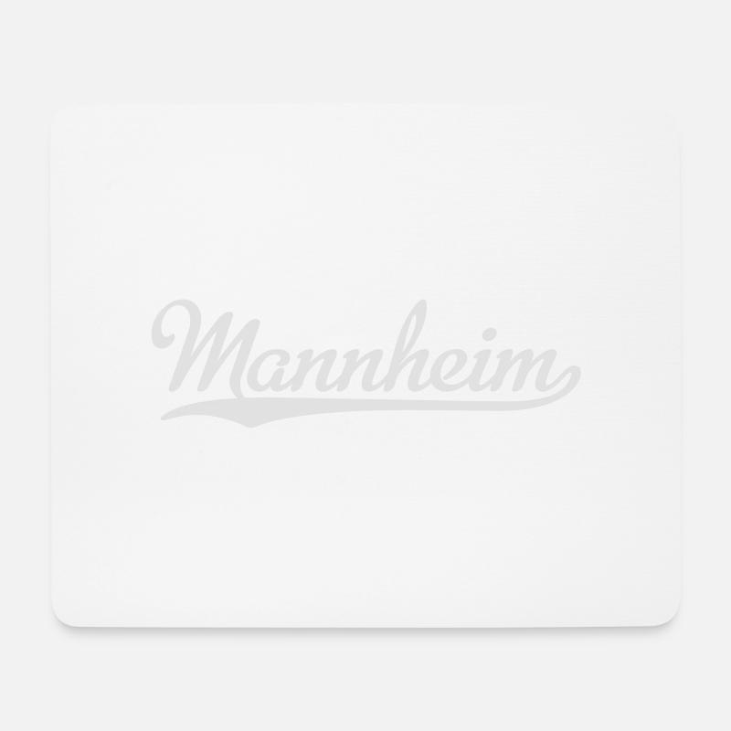 Mannheim - Mousepad (Querformat) - Weiß