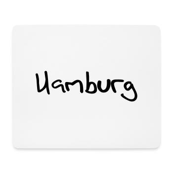 hamburg - Mousepad (Querformat) - Weiß - Vorne