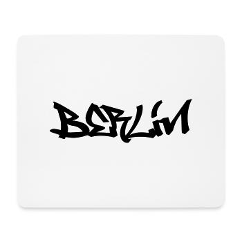 Berlin Graffiti - Mousepad (Querformat) - Weiß - Vorne