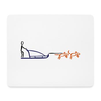 costauds - Tapis de souris (format paysage) - blanc - Devant