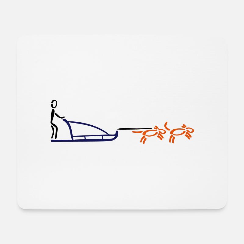 Huskies - Mouse Pad (horizontal) - white