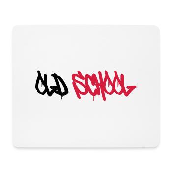 Old School ! - Mouse Pad (horizontal) - white - Front
