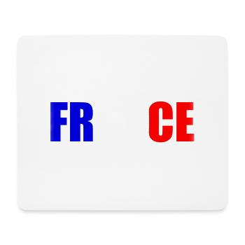france - Mouse Pad (horizontal) - white - Front