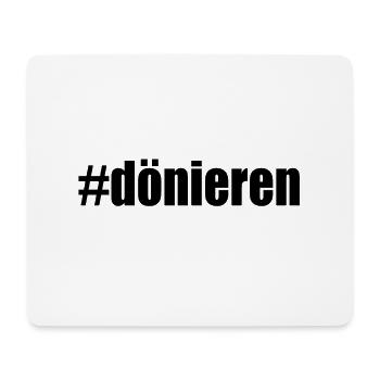 Hastag doner kebab kebab - Mouse Pad (horizontal) - white - Front