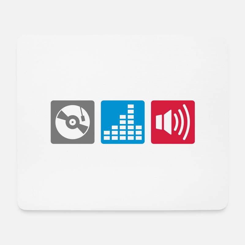 Music - DJ - Mouse Pad (horizontal) - white