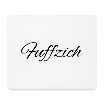 Fuffzich - Tapis de souris (format paysage) - blanc - Devant