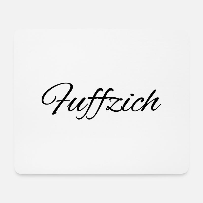 Fuffzich - Tapis de souris (format paysage) - blanc