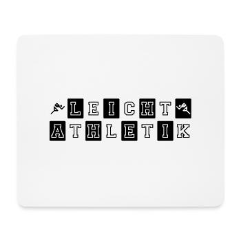 Leichtathletik Kacheln - Mousepad (Querformat) - Weiß - Vorne