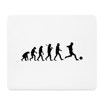 Fußball - Mousepad (Querformat) - Weiß - Vorne