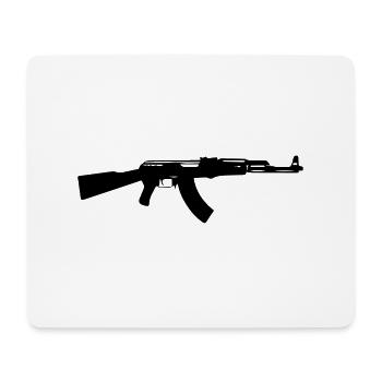 ak47 - Mouse Pad (horizontal) - white - Front