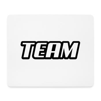 team - Tapis de souris (format paysage) - blanc - Devant