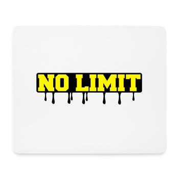 no_limit2 - Tapis de souris (format paysage) - blanc - Devant
