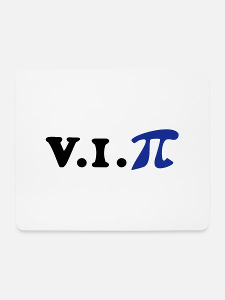V.I.Pi - Mousepad (Querformat) - Weiß