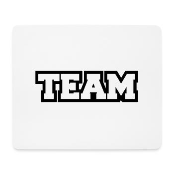 team - Tapis de souris (format paysage) - blanc - Devant