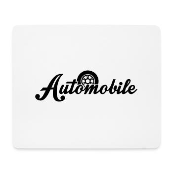 automobile - Tapis de souris (format paysage) - blanc - Devant