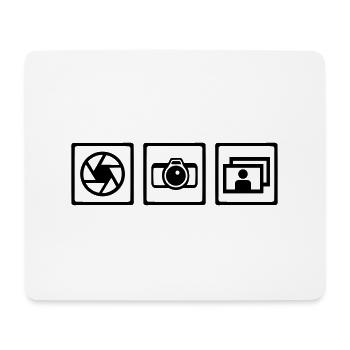 Photographer - Mouse Pad (horizontal) - white - Front