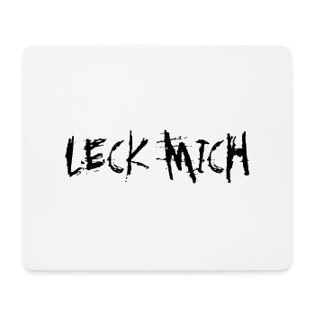 Leck mich - Mousepad (Querformat) - Weiß - Vorne