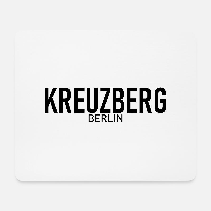 Kreuzberg - Berlin - Deutschland - Germany Bezirk - Mousepad (Querformat) - Weiß
