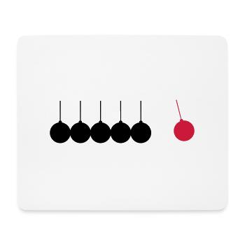 Physics, Pendulum - Mouse Pad (horizontal) - white - Front