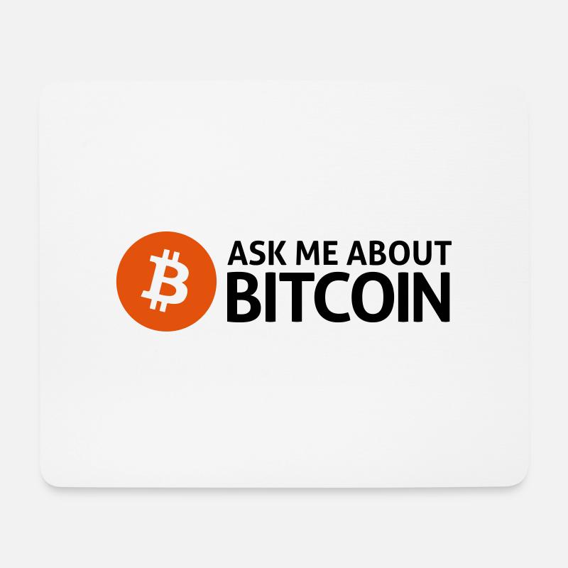 bitcoins - Mouse Pad (horizontal) - white