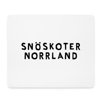 logo de snoskoternorrland2016 - Tapis de souris (format paysage) - blanc - Devant