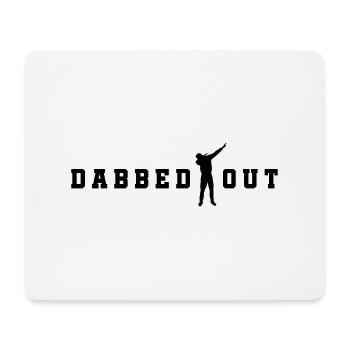 dabbed out dab - Mousepad (Querformat) - Weiß - Vorne