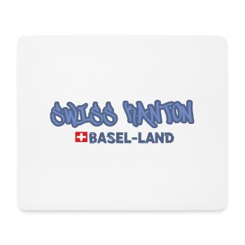 Cantons T-Shirt Basel Land imprimer et aménager - Tapis de souris (format paysage) - blanc - Devant