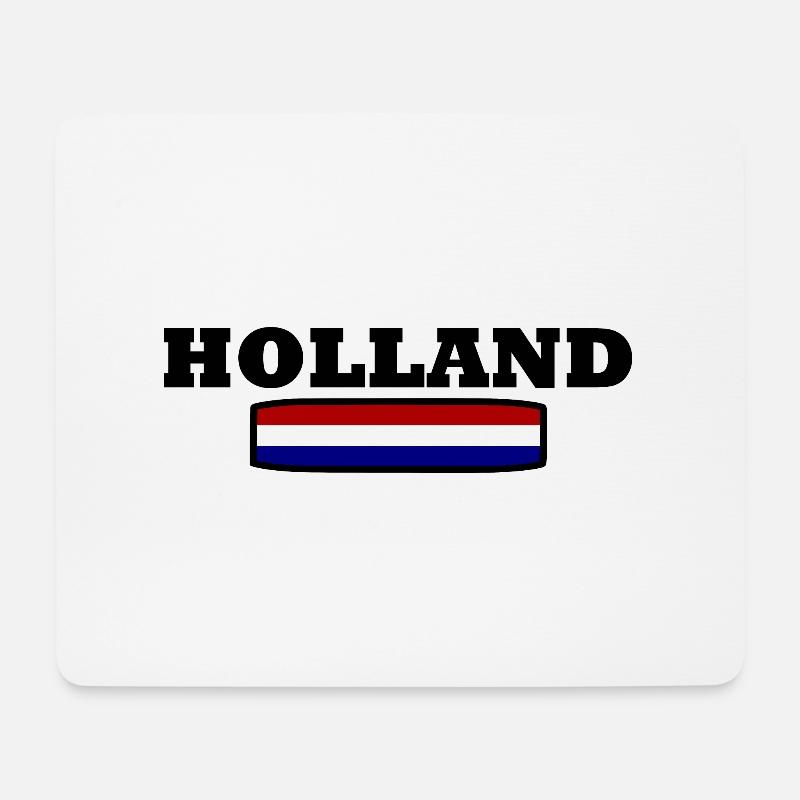 HOLLAND - Mousepad (Querformat) - Weiß