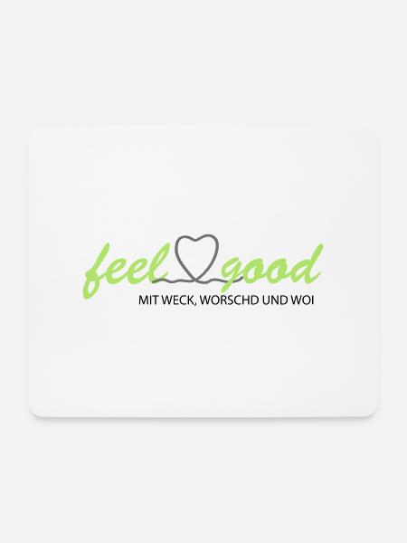 feelgood inderpfalz GRÜN WWW - Mousepad (Querformat) - Weiß