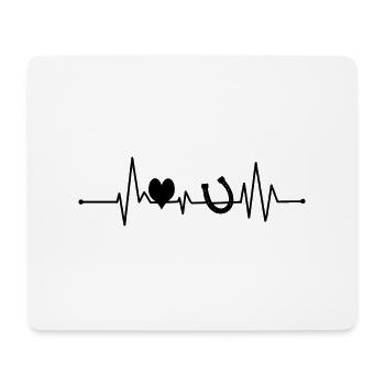 Horse/Pony Lover - ideal gift for the horse fan - Mouse Pad (horizontal) - white - Front