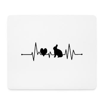Rabbit Lover - the perfect gift for the rabbit fan - Mouse Pad (horizontal) - white - Front