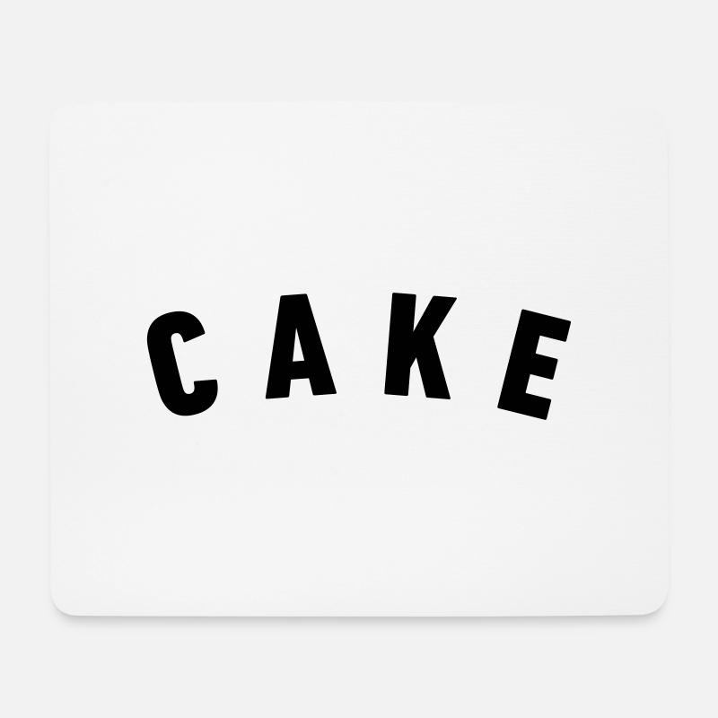 Cake - Mouse Pad (horizontal) - white