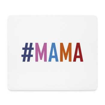Hashtag Mama - Mousepad (Querformat) - Weiß - Vorne