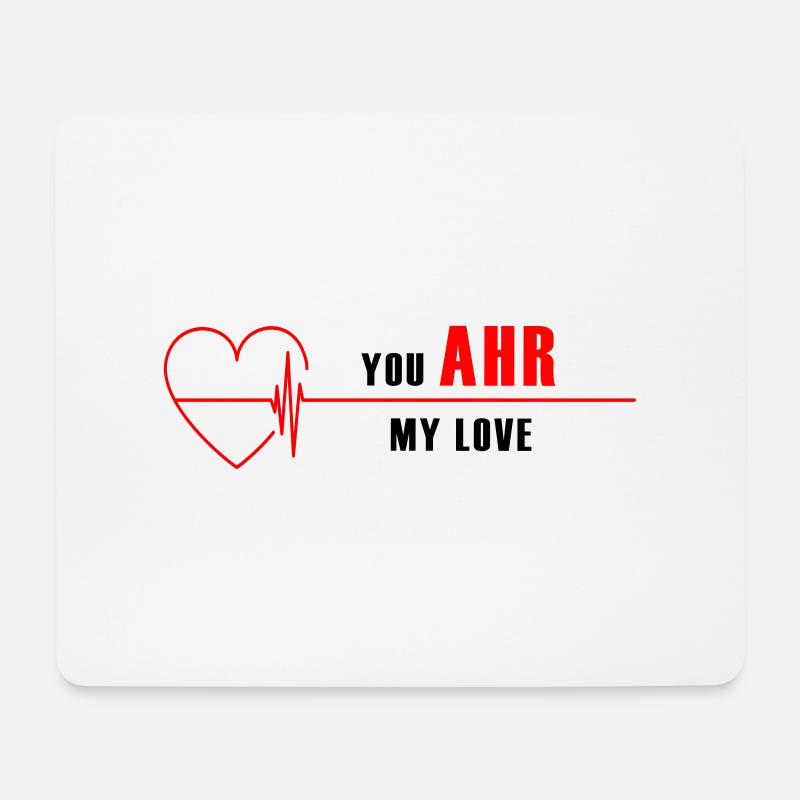 You AHR my Love - Mousepad (Querformat) - Weiß