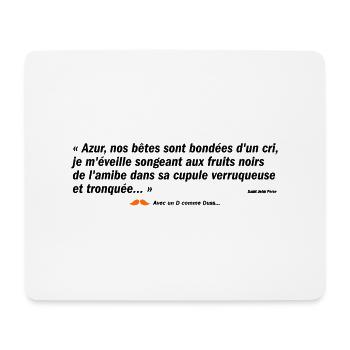 Azur... (b) - Tapis de souris (format paysage) - blanc - Devant
