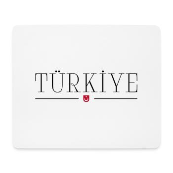 Türkiye Turquie Turquie Ailes et croissant de lune - Tapis de souris (format paysage) - blanc - Devant