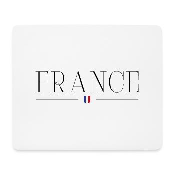 J’aime la France élégance style design Tenues - Tapis de souris (format paysage) - blanc - Devant